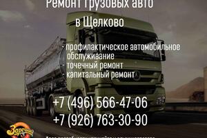 Ремонт грузовых автомобилей в Щелково